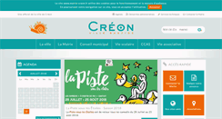 Desktop Screenshot of mairie-creon.fr