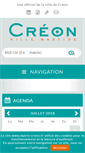 Mobile Screenshot of mairie-creon.fr
